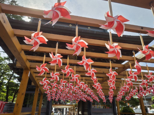 竹駒神社　風車